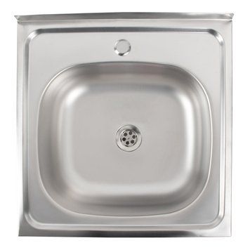 Кухонна мийка з нержавіючої сталі Platinum САТИН 5050 (0,5/160 мм) 000000294 фото