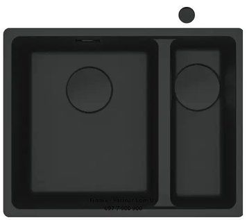 Кухонна мийка Franke Maris MRG 160 Black Edition (125.0699.229) гранітна - монтаж під стільницю - колір Чорний матовий 125.0699.229 фото