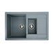 Гранітна мийка для кухні Platinum 7850W TOSKANA матова Сірий мусон 000025175 фото 1