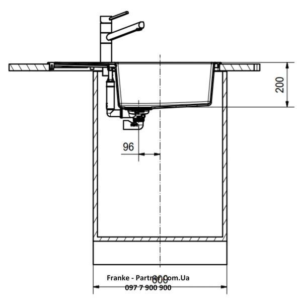 Кухонна мийка Franke Sirius 2.0 S2D 611-78 XL (143.0671.747) з тектонайта - врізна - оборотна - колір Бежевий (2 отвори) 143.0671.747 фото