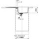 Кухонна мийка Franke Centro CNG 611-78 (114.0701.811) гранітна - врізна - оборотна - колір Білий 114.0701.811 фото 3