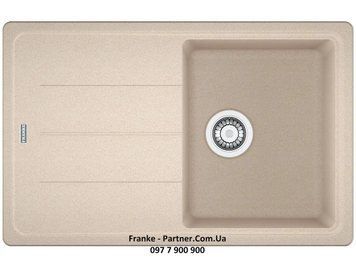 Кухонна мийка Franke Basis BFG 611-78 (114.0258.039) гранітна - врізна - оборотна - колір Бежевий 114.0258.039 фото