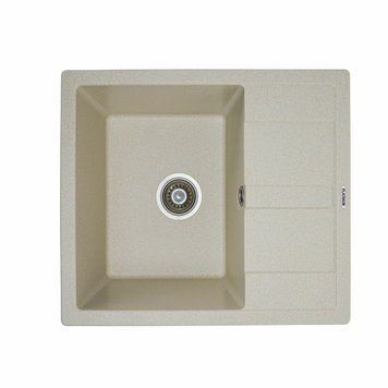 Гранітна мийка для кухні Platinum 5851 ARIA матова Пісок 000033270 фото