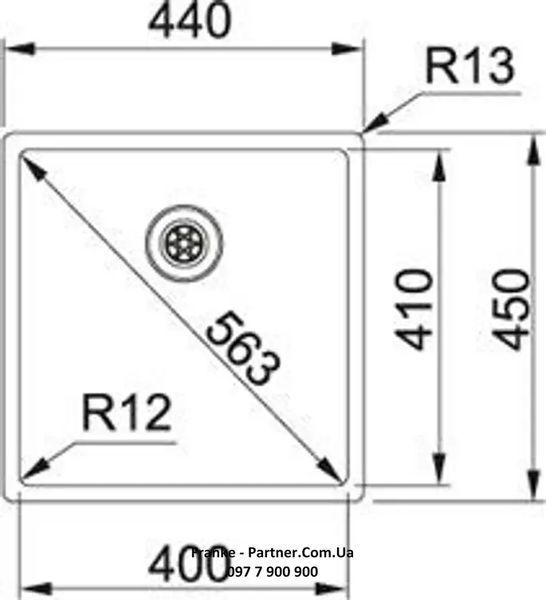 Кухонна мийка Franke Box BXM 210 / 110-40 (127.0662.649) нержавіюча сталь - монтаж врізний, у рівень або під стільницю - Мідний PVD 127.0662.649 фото
