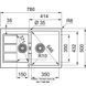 Кухонна мийка Franke Sirius 2.0 S2D 651-78 (143.0632.385) з тектонайта - врізна - оборотна - колір Чорний (2 отвори) 143.0632.385 фото 2