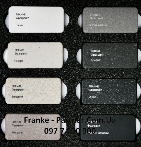 Кухонна мийка Franke Basis BFG 621 (114.0676.263) гранітна - врізна - оборотна - колір Онікс 114.0676.263 фото
