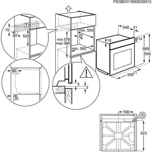 Духова шафа Electrolux - EOE7P31Z 211_41297 фото