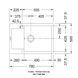 Кухонна мийка Franke Maris MRG 611-78XL (114.0374.914) гранітна - врізна - оборотна - колір Сахара 114.0374.914 фото 2
