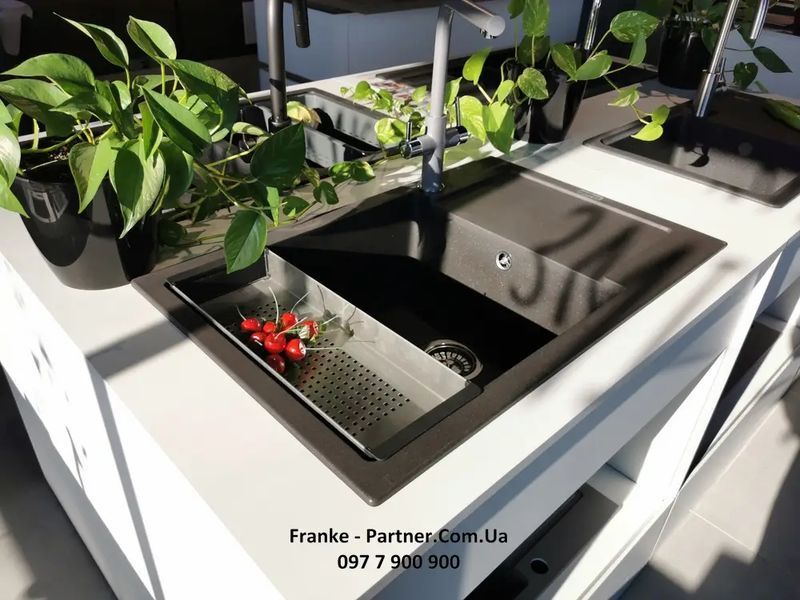 Кухонна мийка Franke Maris MRG 611-78XL (114.0374.914) гранітна - врізна - оборотна - колір Сахара 114.0374.914 фото