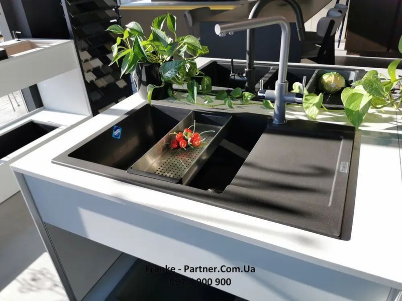 Кухонна мийка Franke Maris MRG 611-78XL (114.0374.914) гранітна - врізна - оборотна - колір Сахара 114.0374.914 фото