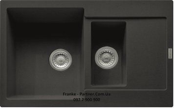 Кухонна мийка Franke Maris MRG 651-78 (114.0381.015) гранітна - врізна - оборотна - колір Онікс 114.0381.015 фото