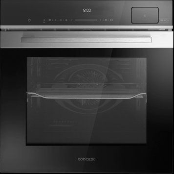 Вбудована духова шафа з функцією приготування на парі Concept ETV8960bc BLACK etv8960bc фото