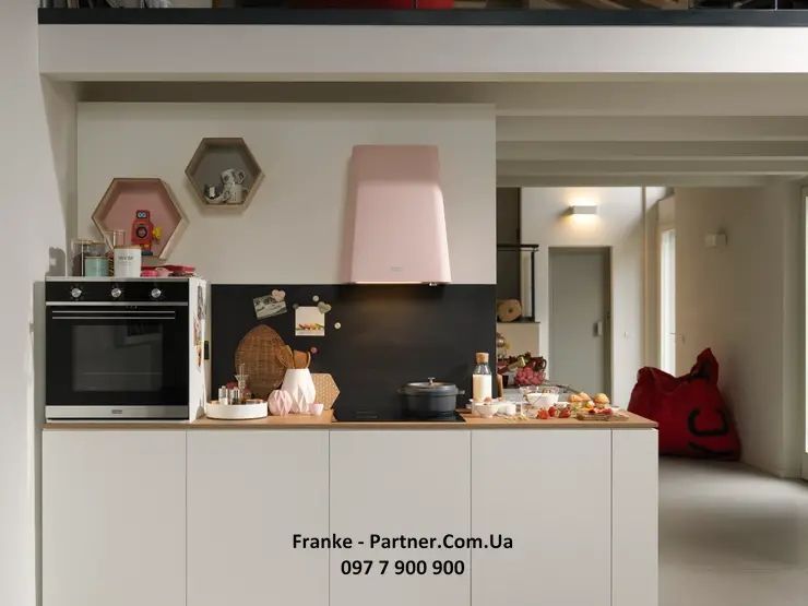Кухонна витяжка Franke Smart Deco FSMD 508 RS (335.0530.201) рожевого кольору настінний монтаж, 50 см 335.0530.201 фото