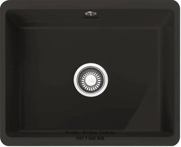 Кухонна мийка Franke Mythos KBK 110-50 (126.0380.350) керамічна - монтаж під стільницю - колір Чорний матовий 126.0380.350 фото