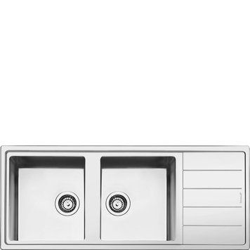 Мийки сталеві Smeg LDR116-2 LDR116-2 фото