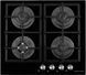 GL 64 TB: газова варильна поверхня Gunter & Hauer GL64TB фото
