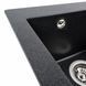 Гранітна мийка для кухні Platinum 4150 SOKIL матовий Карбон 000039260 фото 6