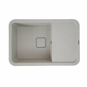 Гранітна мийка для кухні Platinum 7850 CUBE матова Топаз 000024621 фото