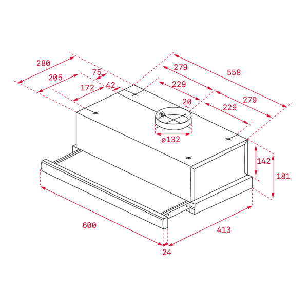 Кухонна витяжка Teka - TL 6310 BL (40474252) 210_35990 фото