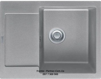 Кухонна мийка Franke Maris MRG 611-62 (114.0565.115) гранітна - врізна - оборотна - колір Сірий камінь 114.0565.115 фото