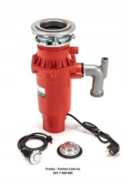 Подрібнювач харчових відходів Franke TURBO ELITE Slimline TE-75S (134.0607.344) потужність 0.75 к.с 134.0607.344 фото