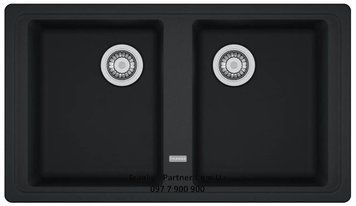 Кухонна мийка Franke Basis BFG 620 (114.0363.940) гранітна - врізна - оборотна - колір Онікс 114.0363.940 фото