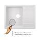 Кухонна мийка Lidz 650x500/200 WHI-01 (LIDZWHI01650500200) LIDZWHI01650500200 фото 4
