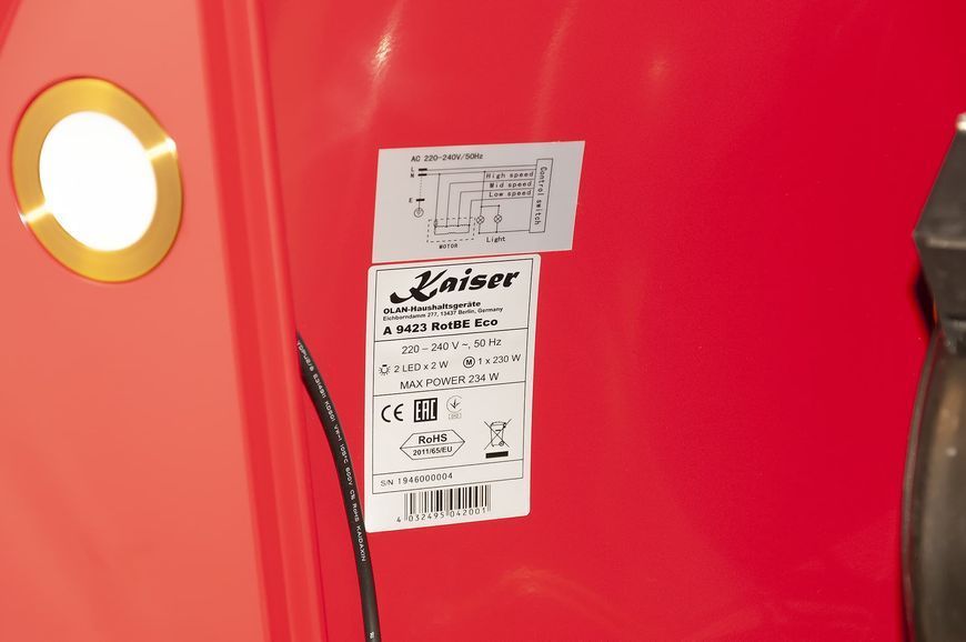 Витяжка Kaiser A 9423 RotBe Eco 106-01 фото
