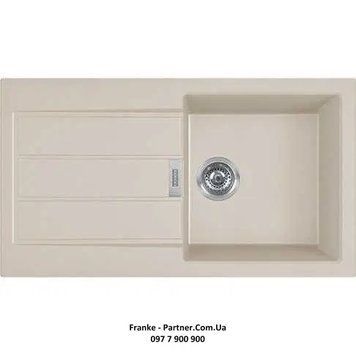 Кухонна мийка Franke Sirius S2D Slim 611-78 (143.0632.393) з тектонайта - врізна - оборотна - колір Сахара (2 отвори) - Архів 143.0632.393 фото