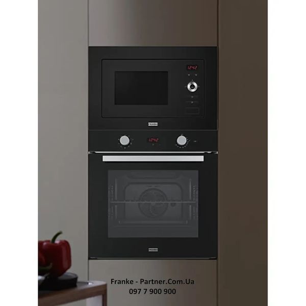 Духова шафа з функцією парової очистки Franke Smart Linear FSL 86 H BK (116.0609.447) скло, колір чорний 116.0609.447 фото