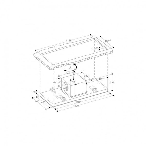 Кухонна витяжка Gaggenau - AC 250121 210_31849 фото