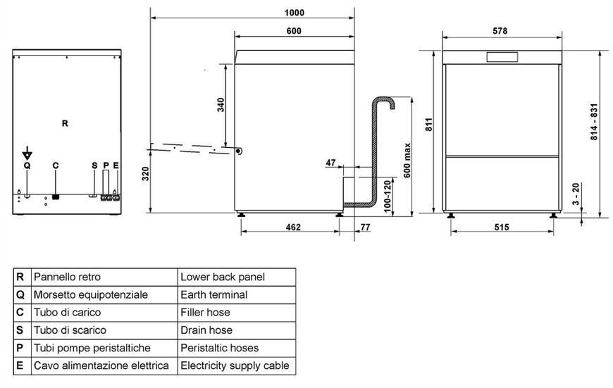 Професійні посудомийні машини Smeg SPD503S SPD503S фото