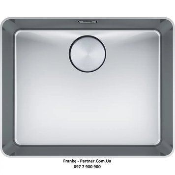 Кухонна мийка Franke Mythos MYX 210-50 (127.0603.517) нержавіюча сталь - монтаж врізний, в рівень або під стільницю - полірована 127.0603.517 фото