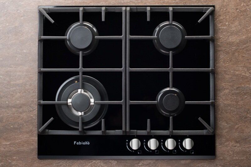 Газова панель FHG 1044 VGHT Black Glass 8111.405.0342 фото