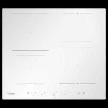 Індукційна варильна поверхня 60 cm Concept IDV4260wh WHITE idv4260wh фото