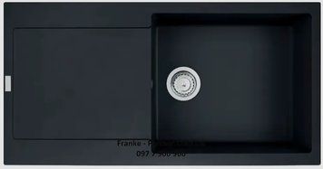 Кухонна мийка Franke Maris MRG 611-97 XL (114.0675.978) гранітна - врізна - оборотна - колір Чорний матовий 114.0675.978 фото