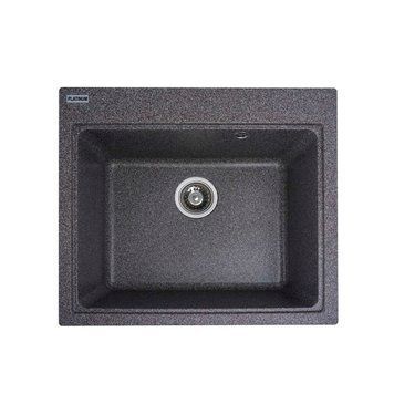 Гранітна мийка для кухні Platinum 5852 VESTA матова Мікс 000025121 фото