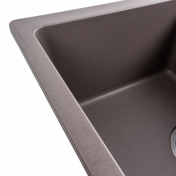 Гранітна мийка для кухні Platinum 6250 ZIRKONE матова Дюна 000040778 фото