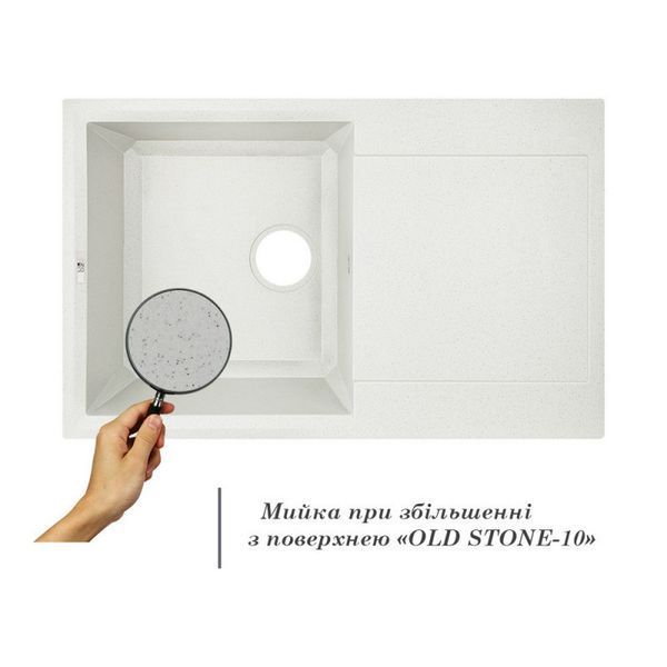 Кухонна мийка Lidz 790x495/230 STO-10 (LIDZМSTO10790495230) LIDZSTO10790495230 фото