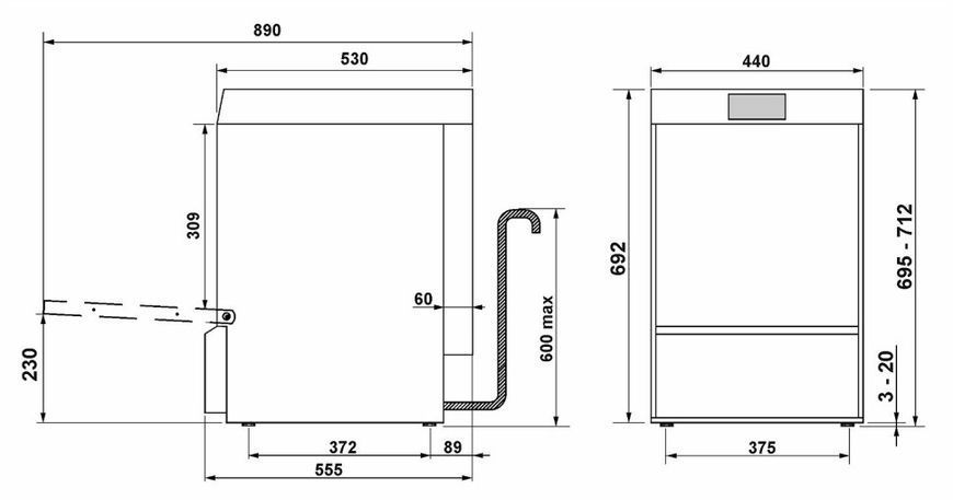 Професійні посудомийні машини Smeg SPG405 SPG405 фото