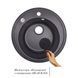 Кухонна мийка Lidz D510/200 BLA-03 (LIDZBLA03D510200) LIDZBLA03D510200 фото 3
