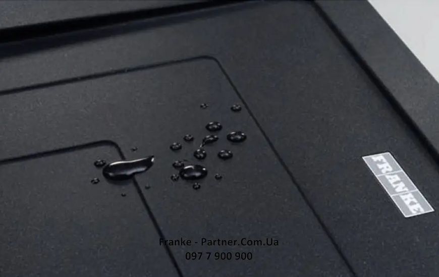 Кухонна мийка Franke Urban UBG 611-100 XL (114.0701.792) гранітна - врізна - оборотна - колір Онікс - (пластиковий коландер у комлекті) 114.0701.792 фото